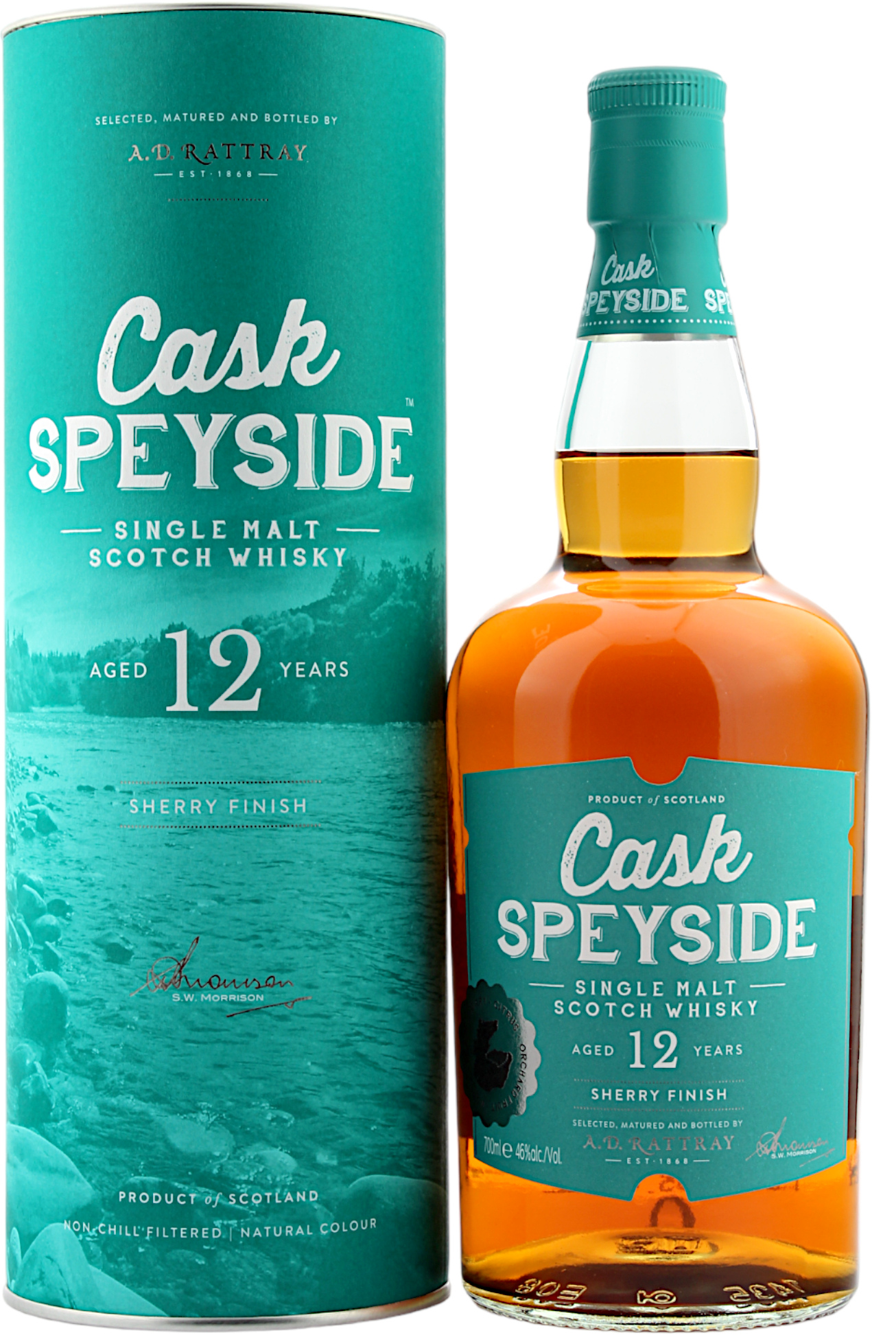 Cask Speyside 12 Jahre Limited Sherry Edition A.D. Rattray 46.0% 0,7l