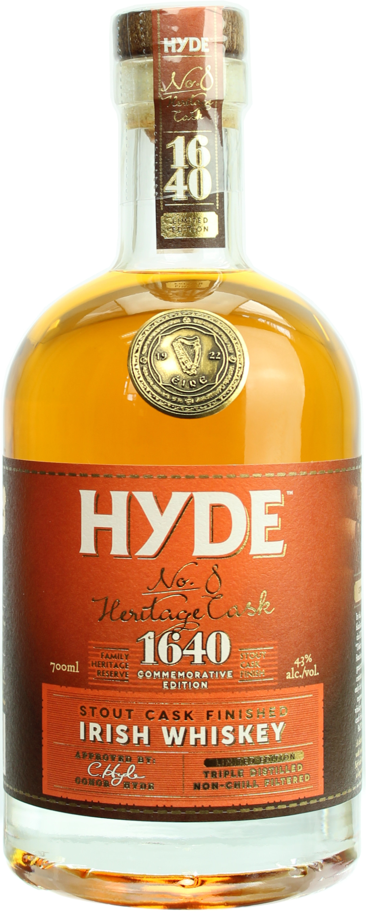 Hyde No. 8 Stout Cask Finish 43.0% 0,7l