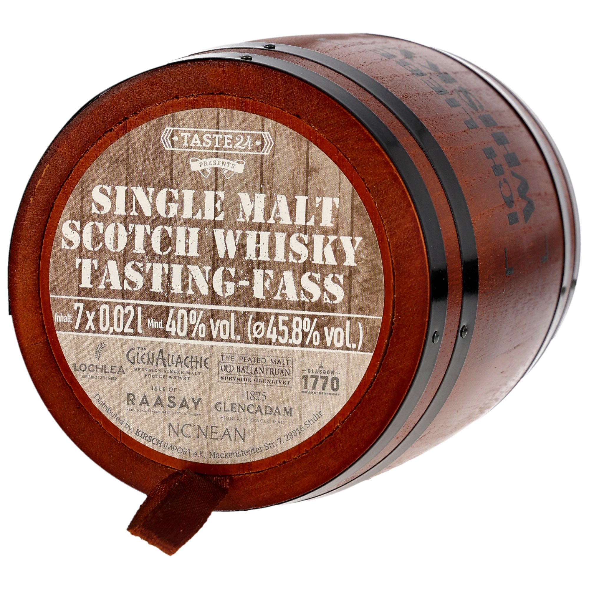 Whisky Tasting Fass - ICH LIEBE WHISKY - Scotch Whisky 45.8% 7x 0,02l