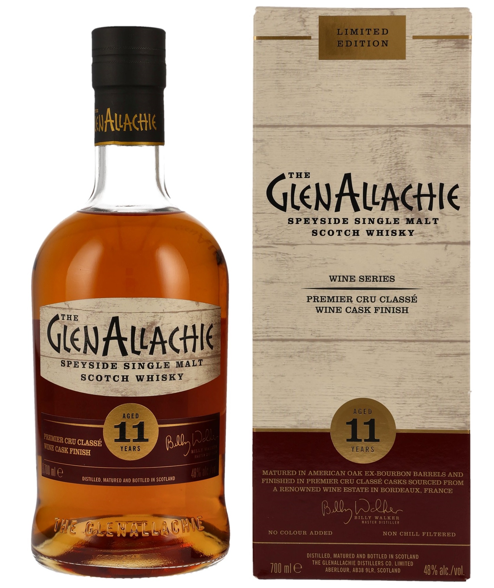 Glenallachie 11 Jahre Premier Cru Classé Wine Cask Finish 48.0% 0,7l