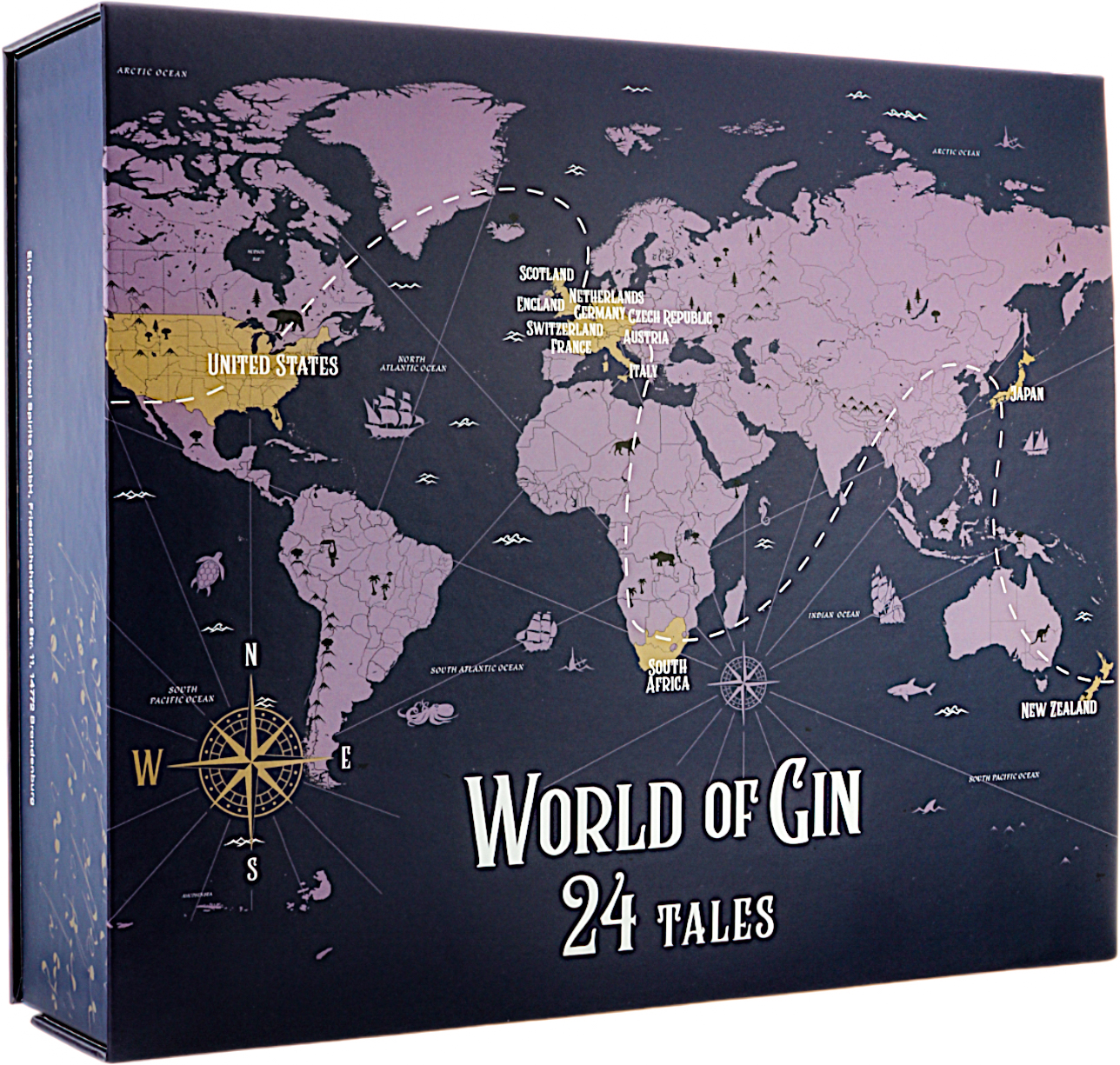 World of Gin Adventskalender 2025 Rumpiraten 42.3% 24x30ml 
