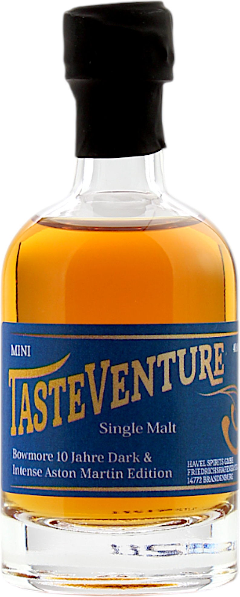 Miniatur Bowmore 10 Jahre Dark & Intense Aston Martin Edition Tasteventure 40.0% 0,05l