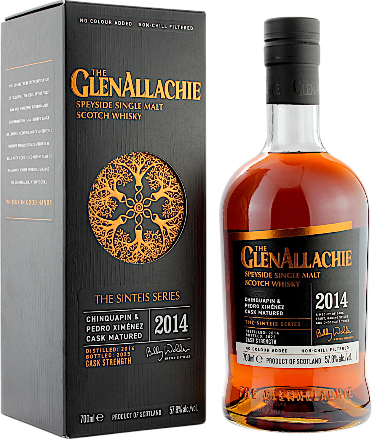 Glenallachie 10 Jahre 2014/2025 Sinteis Series Part I Chinquapin and PX Casks 57.8% 0,7l