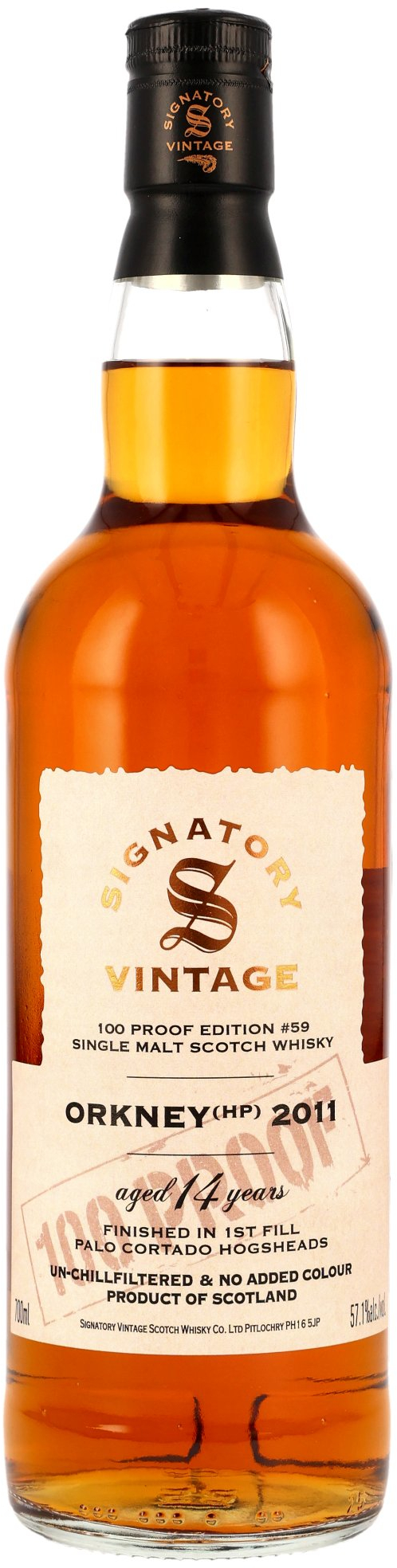Orkney (HP) 14 Jahre 2011/2025 Signatory 100 Proof Edition #59 57.1% 0,7l